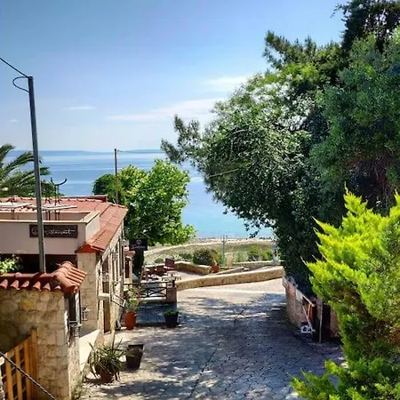 Sea View Terrace Apartment-close To The Sea * Afytos